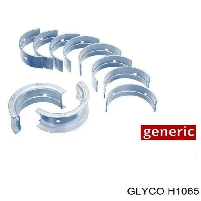 H1065 Glyco Колодки гальмівні задні, барабанні