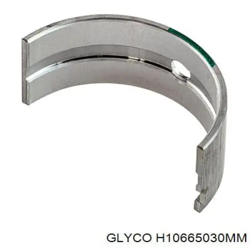 H10665030MM Glyco вкладиші колінвала, корінні, комплект, 1-й ремонт (+0,25)