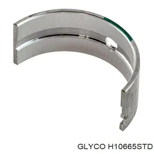 H10665STD Glyco вкладиші колінвала, корінні, комплект, стандарт (std)