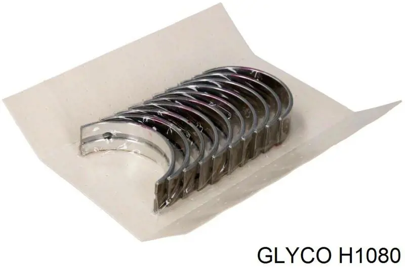 H1080 Glyco Вкладиші колінвала, корінні, комплект, стандарт (STD)