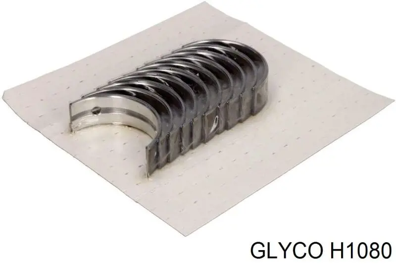 H1080 Glyco вкладиші колінвала, корінні, комплект, стандарт (std)