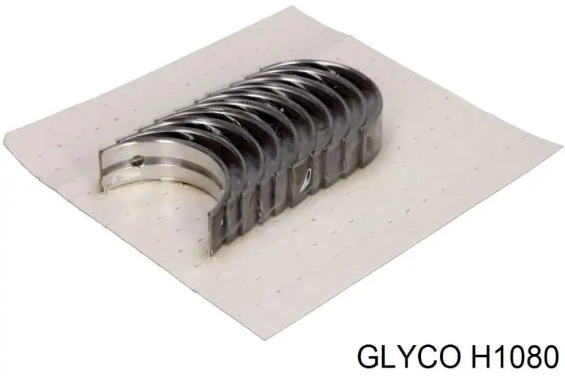 Вкладиші коленвала, корінні, комплект, стандарт (STD) Glyco H1080 ціна, від 23.54 USD