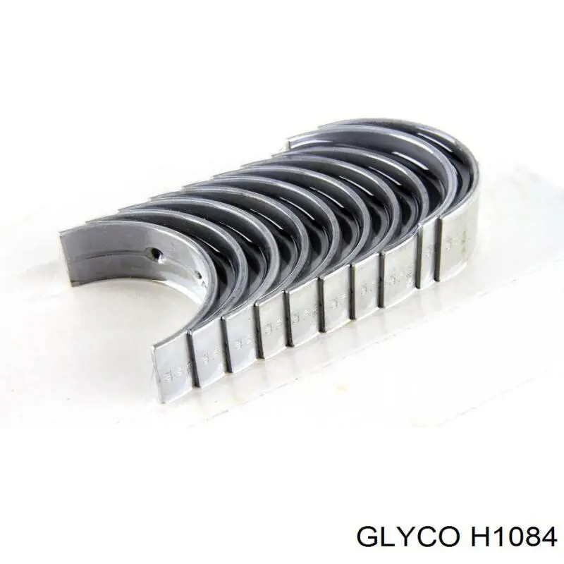H1084 Glyco вкладиші колінвала, корінні, комплект, стандарт (std)