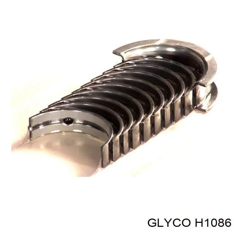 H10865 Glyco вкладиші колінвала, корінні, комплект, стандарт (std)