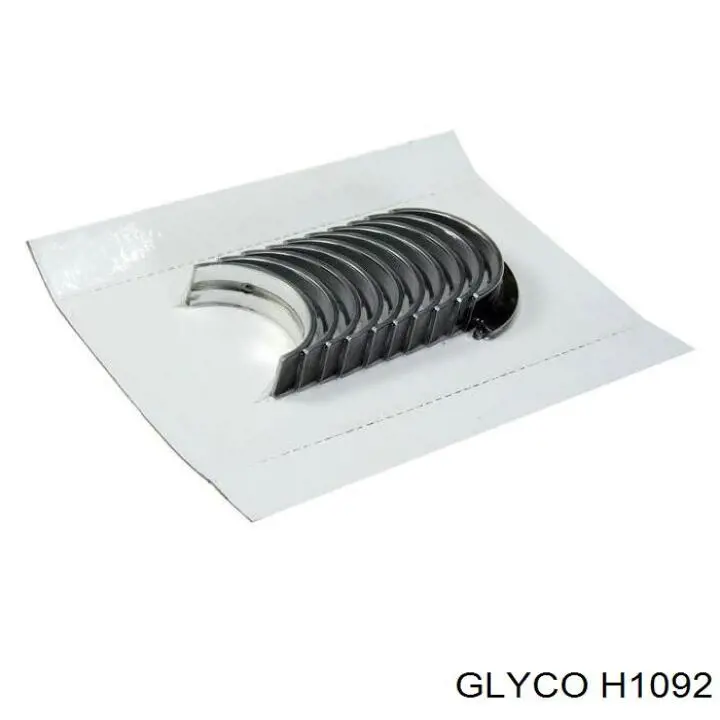 Вкладиші коленвала, корінні, комплект, 1-й ремонт (+0,25) Glyco H1092 ціна, від 19.31 USD