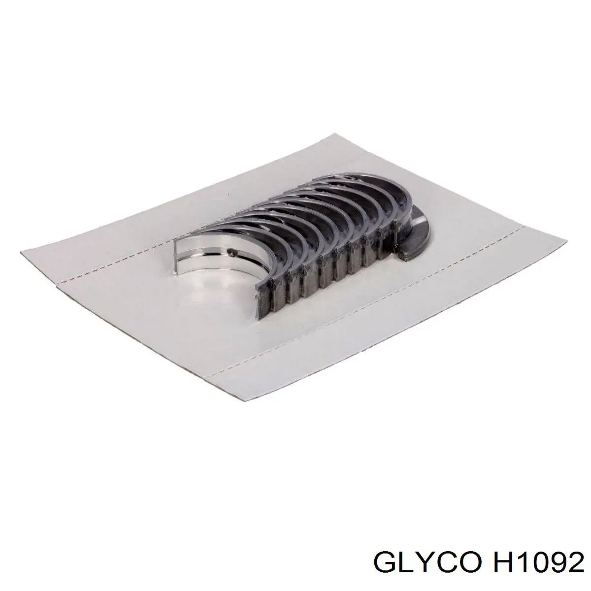 Купити H1092 Glyco Вкладиші колінвала, корінні, комплект, 1-й ремонт (+0,25)