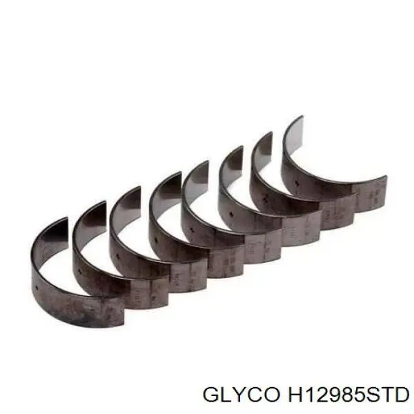 H12985STD Glyco вкладиші колінвала, корінні, комплект, стандарт (std)