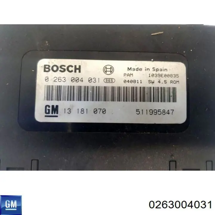  General Motors 0263004031 ціна, від 13.61 USD