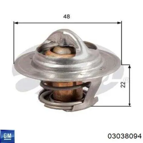 Автомобільний термостат General Motors 03038094 ціна, від 5.90 USD