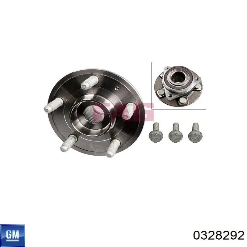 Передня маточина 0328292 General Motors