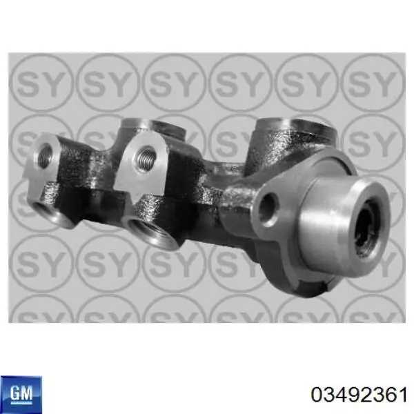 Головний гальмівний циліндр 03492361 General Motors