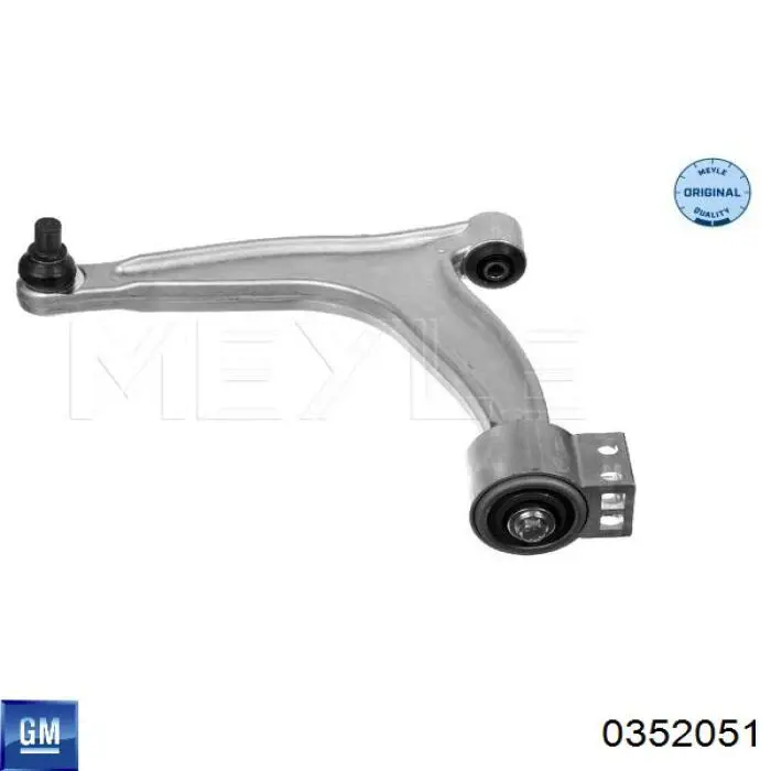 Важіль передній лівий General Motors 0352051 ціна, від 84.29 USD