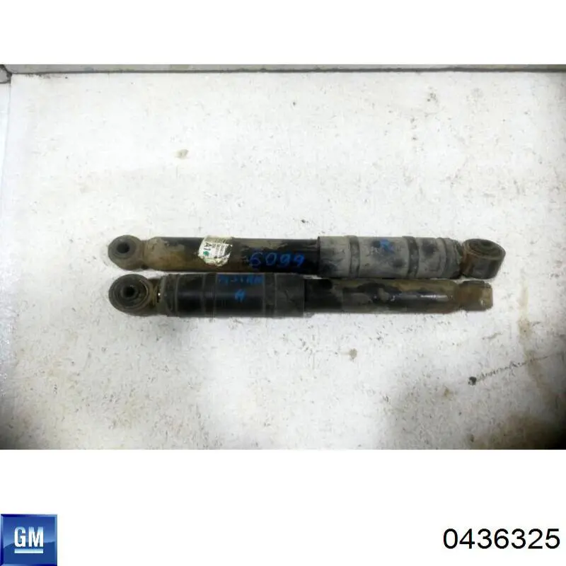 0436325 General Motors Амортизатори задні