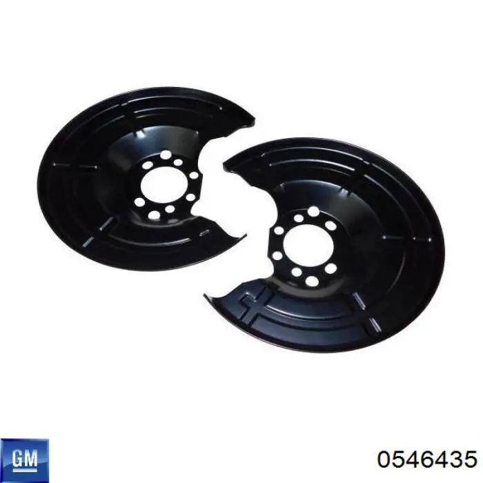 Захисний кожух гальмівного диска, заднього General Motors 0546435 ціна, від 10.27 USD