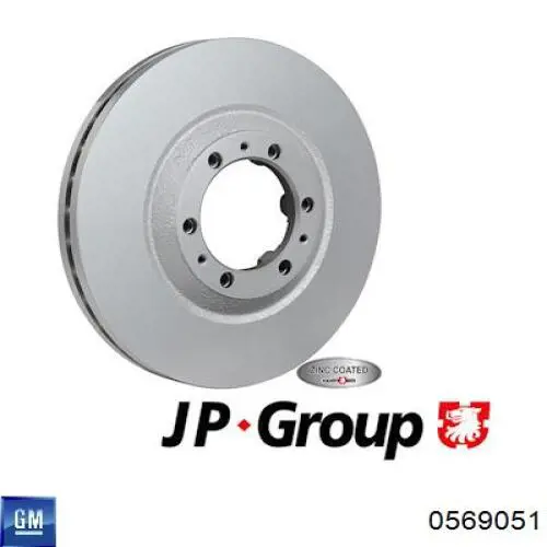 Купити 0569051 General Motors Ротор гальмівний