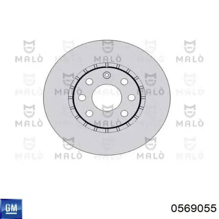 Купити 0569055 General Motors Ротор гальмівний