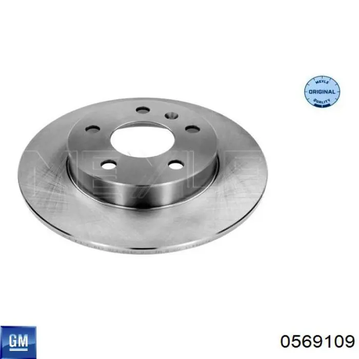 Задні дискові гальма General Motors 0569109 ціна, від 25.65 USD