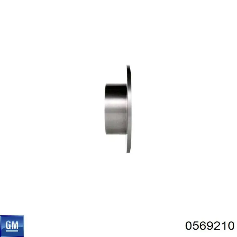Купити 0569210 General Motors Диск заднього гальма