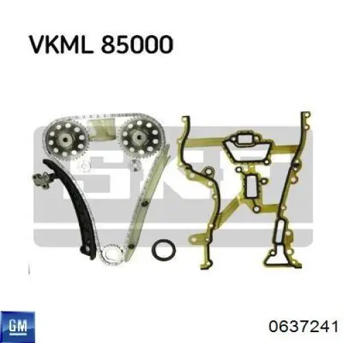 Купити 0637241 General Motors Ланцюг ГРМ, розподілвала