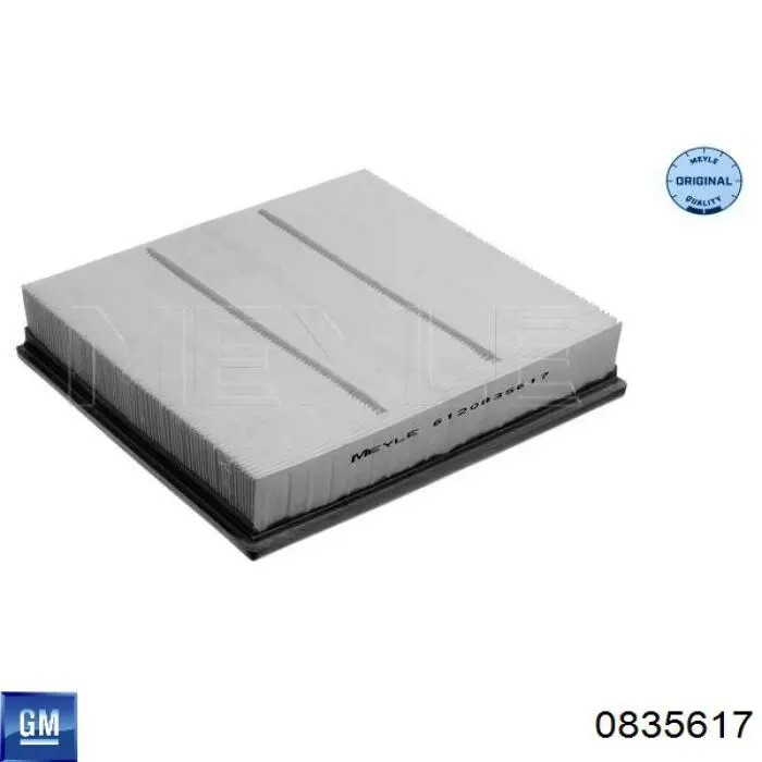 Елемент повітряного фільтра General Motors 0835617 ціна, від 5.41 USD