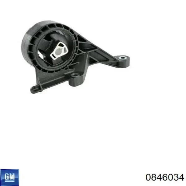 0846034 Opel Кронштейн подушки (опори) двигуна, задньої