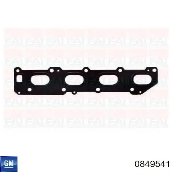 Прокладка випускного колектора Opel 849795 ціна, від 6.67 USD