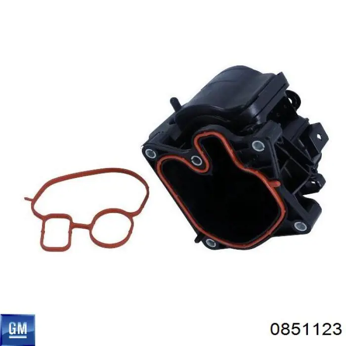 Радіатор системи EGR рециркуляції вихлопних газів 0851123 General Motors