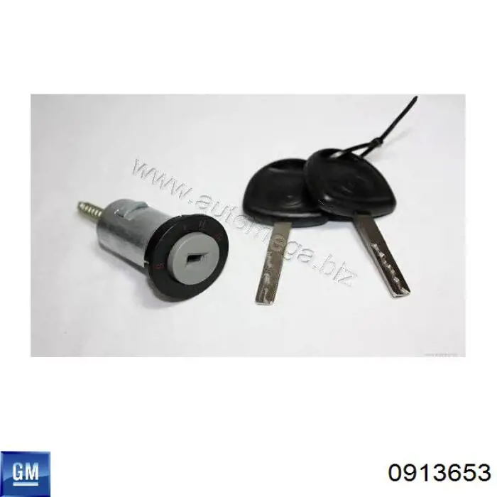 0913653 General Motors Личинка замка запалювання