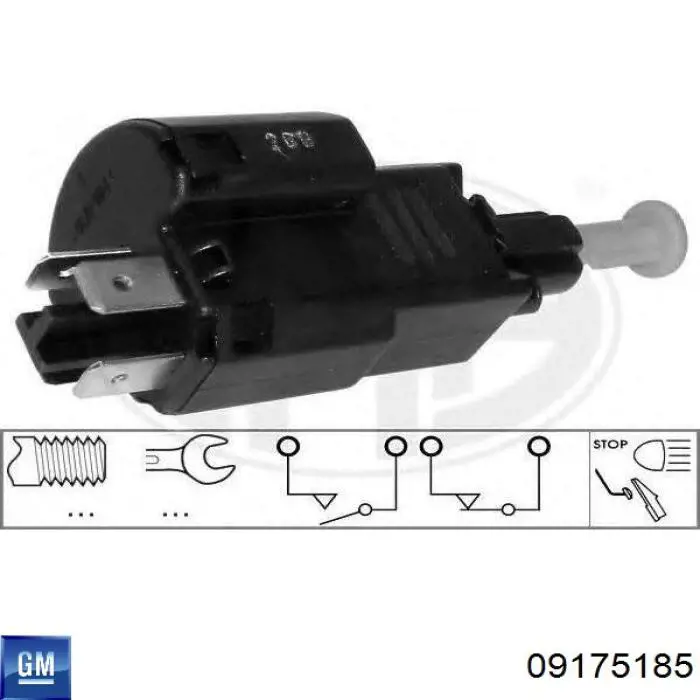 Жабка тормозу 09175185 General Motors
