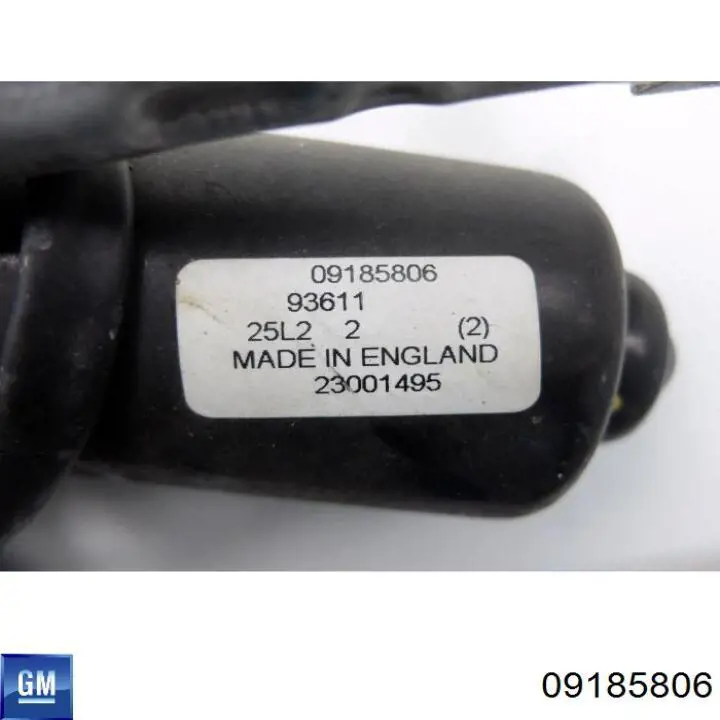 1273071 General Motors двигун склоочисника лобового скла (трапеції)