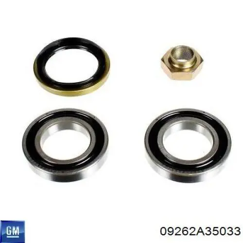 Підшипник піввісі переднього моста General Motors 09262A35033 ціна, від 6.15 USD