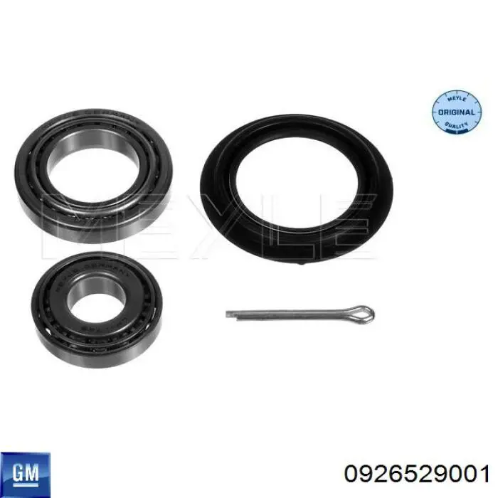 Купити 0926529001 General Motors Підшипник маточини задньої, внутрішній