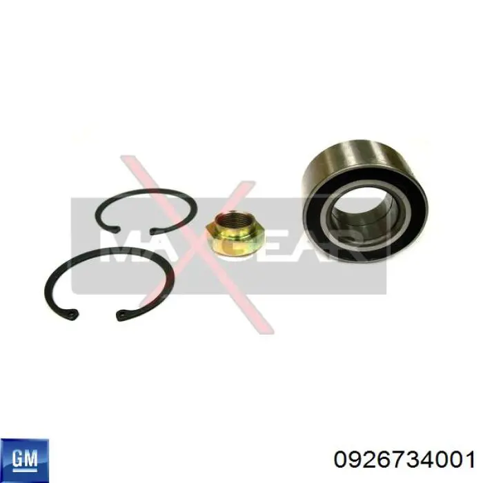 Купити 0926734001 General Motors Підшипник ступиці передньої