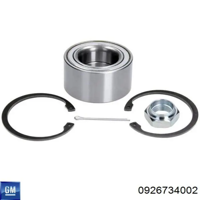 0926734002 General Motors Підшипник маточини передньої