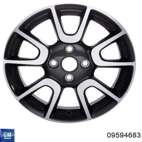 9594683 Opel Гайка колеса