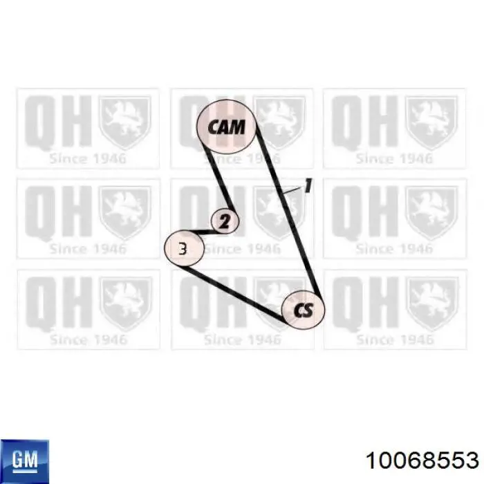 10068553 General Motors Ремінь двигуна