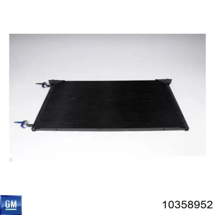 Конденсатор кондиціонера General Motors 10358952 ціна, від 140.82 USD