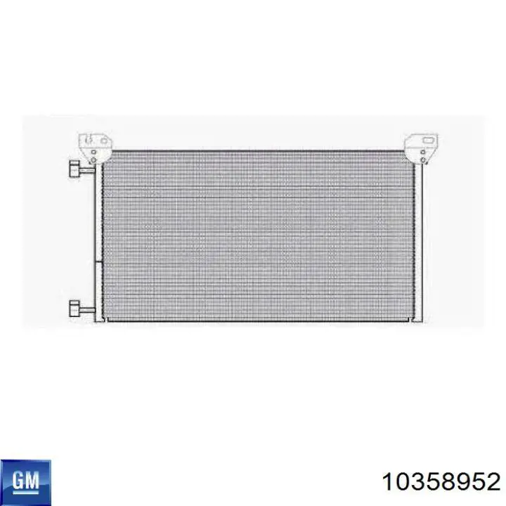 10358952 General Motors Конденсатор