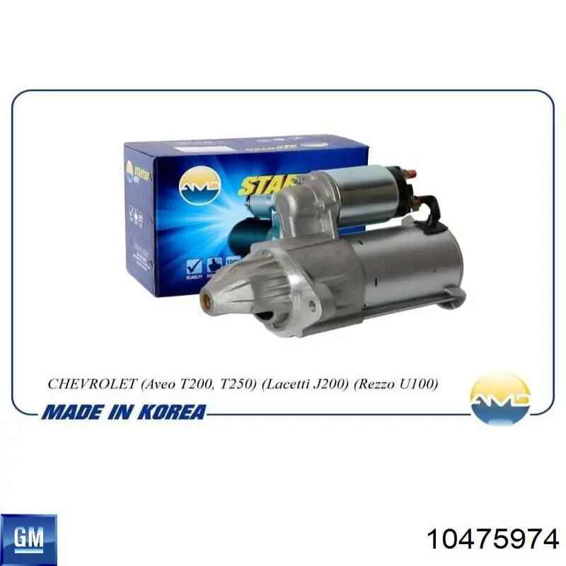 Бендикс стартера 10475974 General Motors