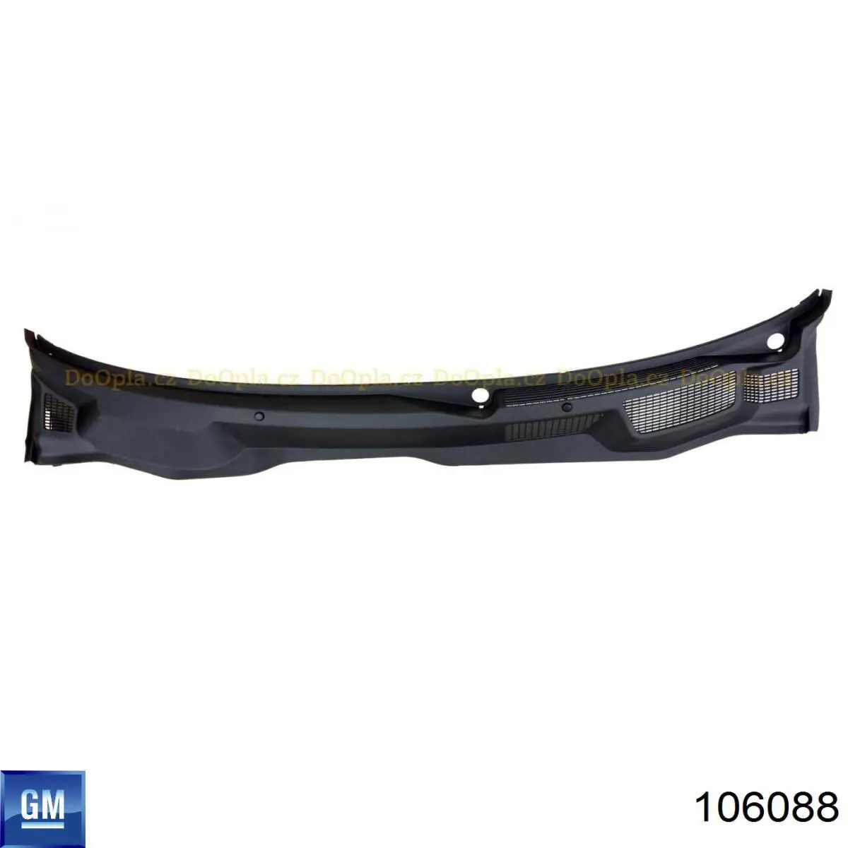 0106088 Opel Водостік лобового скла, жабо