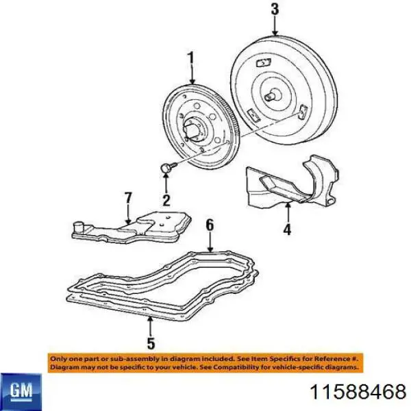  General Motors 11588468 ціна, від 12.67 USD
