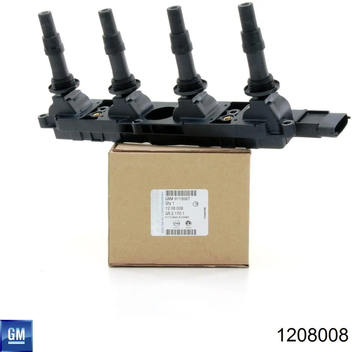 Котушка запалювання General Motors 1208008 ціна, від 61.25 USD