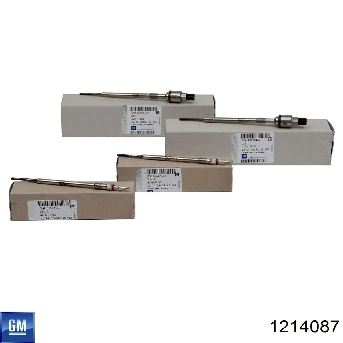 Свіча накалу General Motors 1214087 ціна, від 125.62 USD