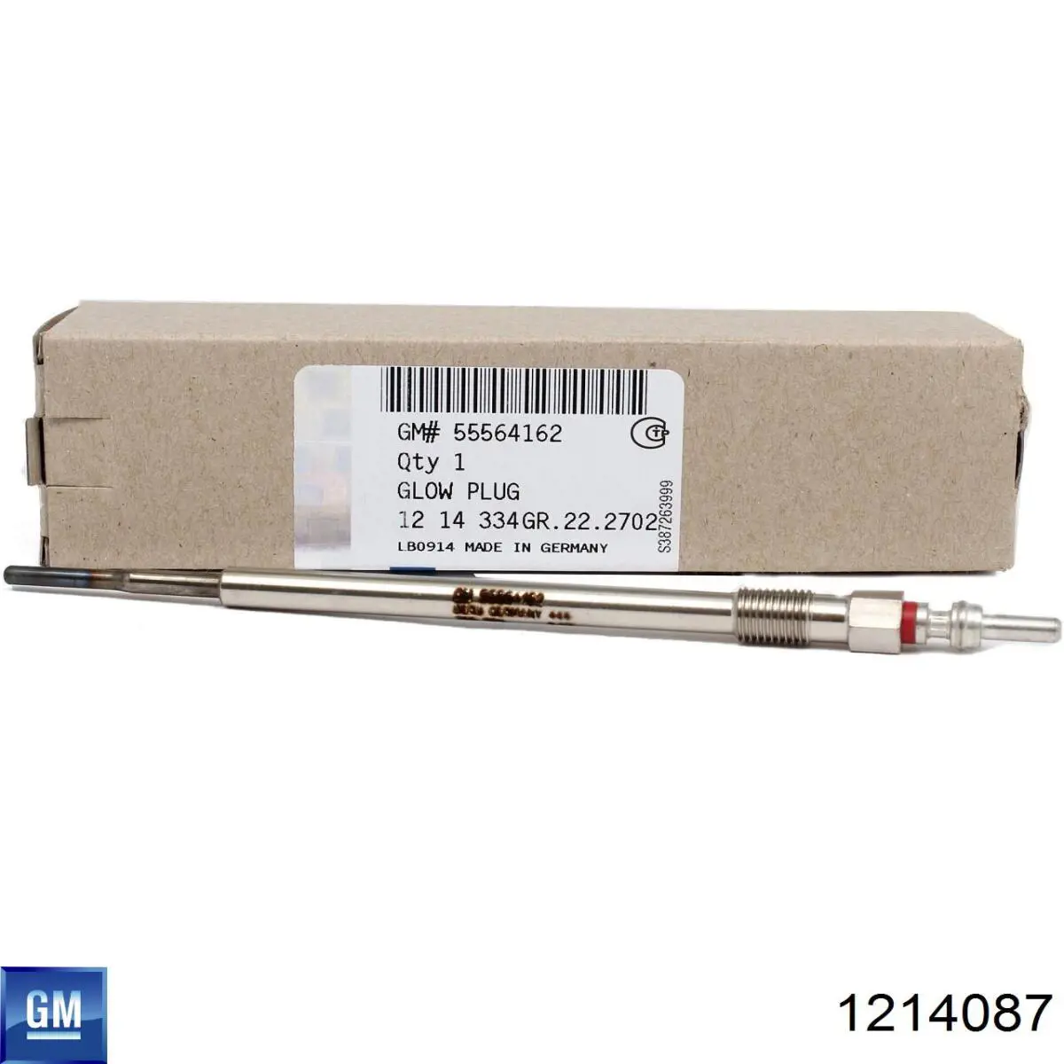 Свічка накалу 1214087 General Motors