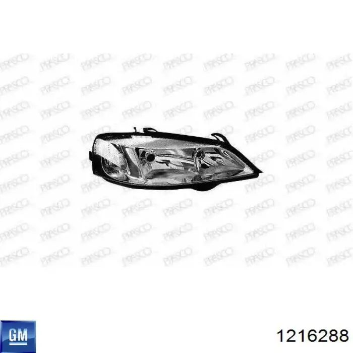 Фара права 1216288 General Motors