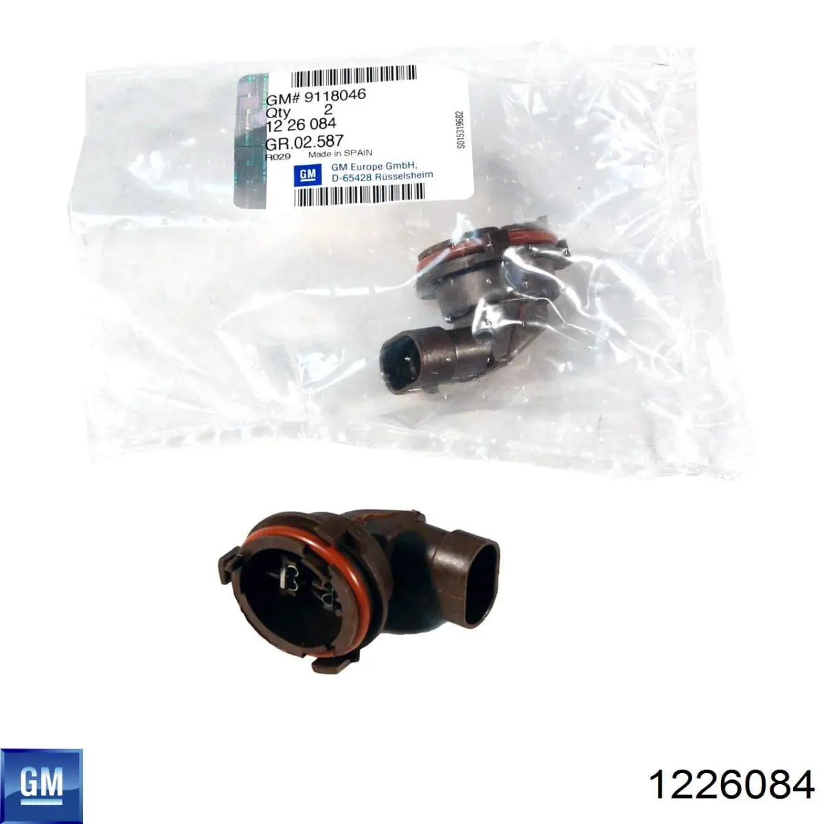 Цоколь лампи в фару General Motors 1226084 ціна, від 4.70 USD