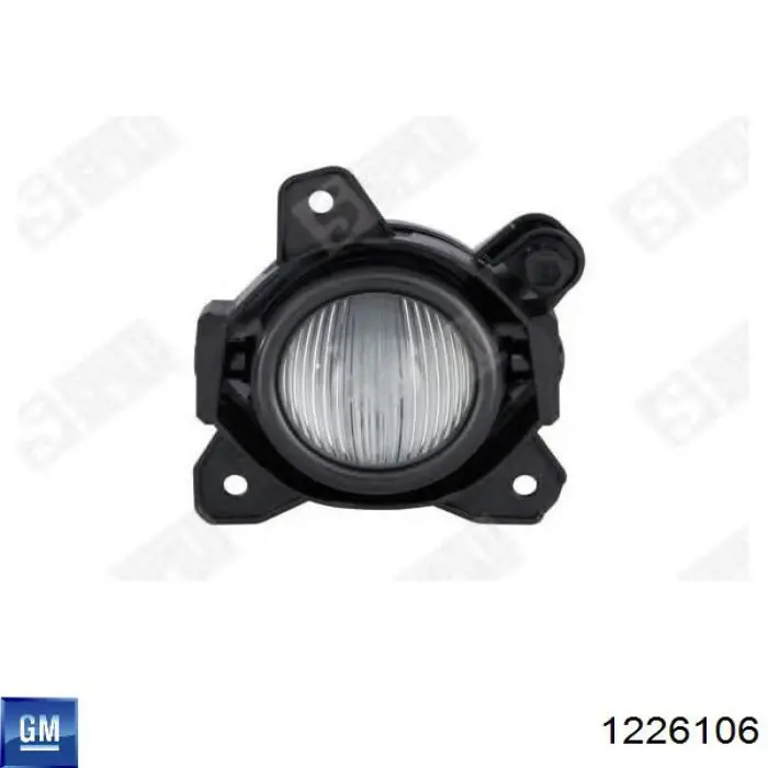 Туманка права General Motors 1226106 ціна, від 52.67 USD