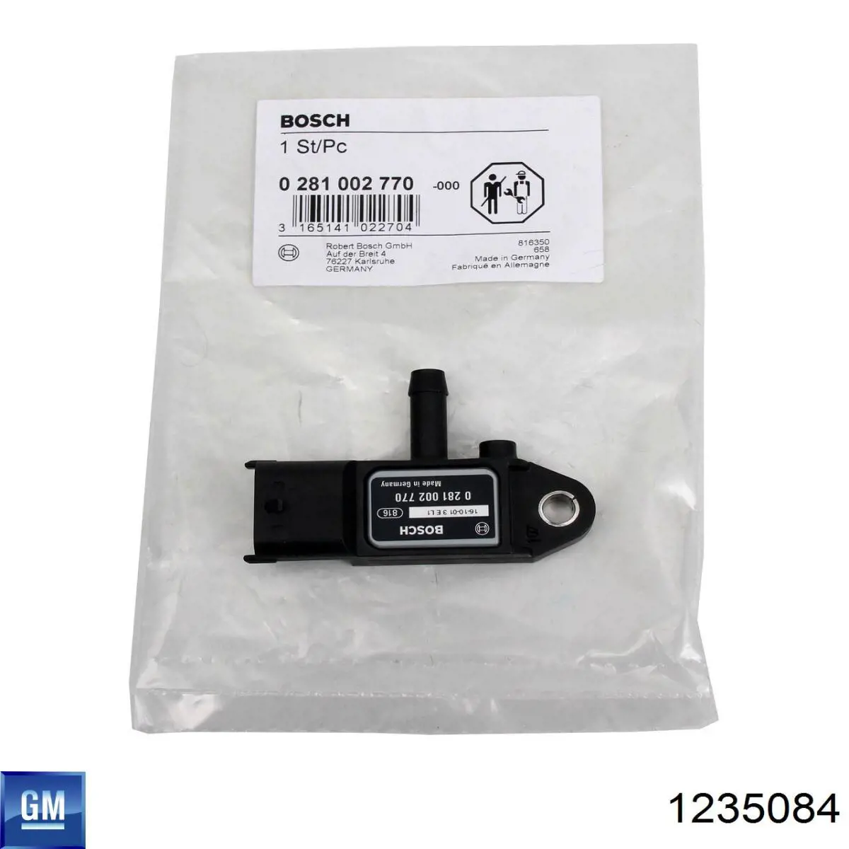 Купити 1235084 General Motors Датчик абсолютного тиску