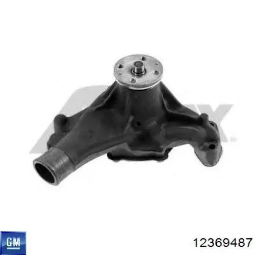 Помпа охолодження General Motors 12369487 ціна, від 95.05 USD
