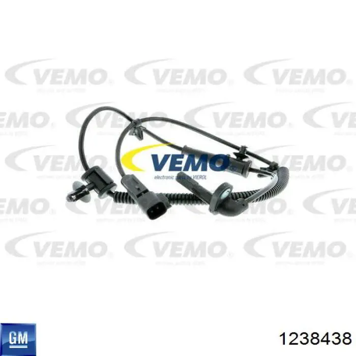 Датчик АБС (ABS) задній 12841558 General Motors